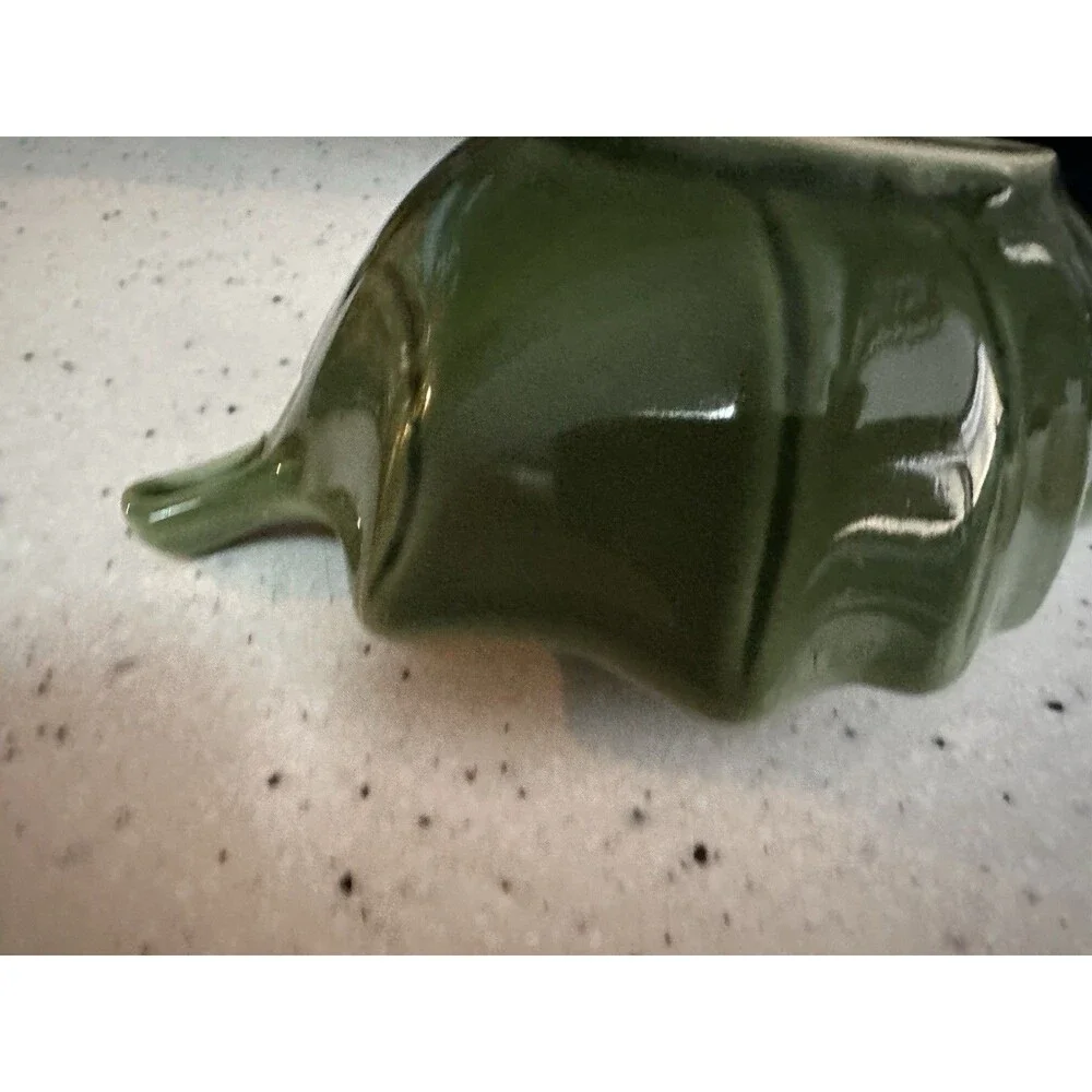 VGC Fall Ceramic Leaf Shaped  Serving Bowl Harvest - SMALL 7x4.5x2 - Picture 4 of 6